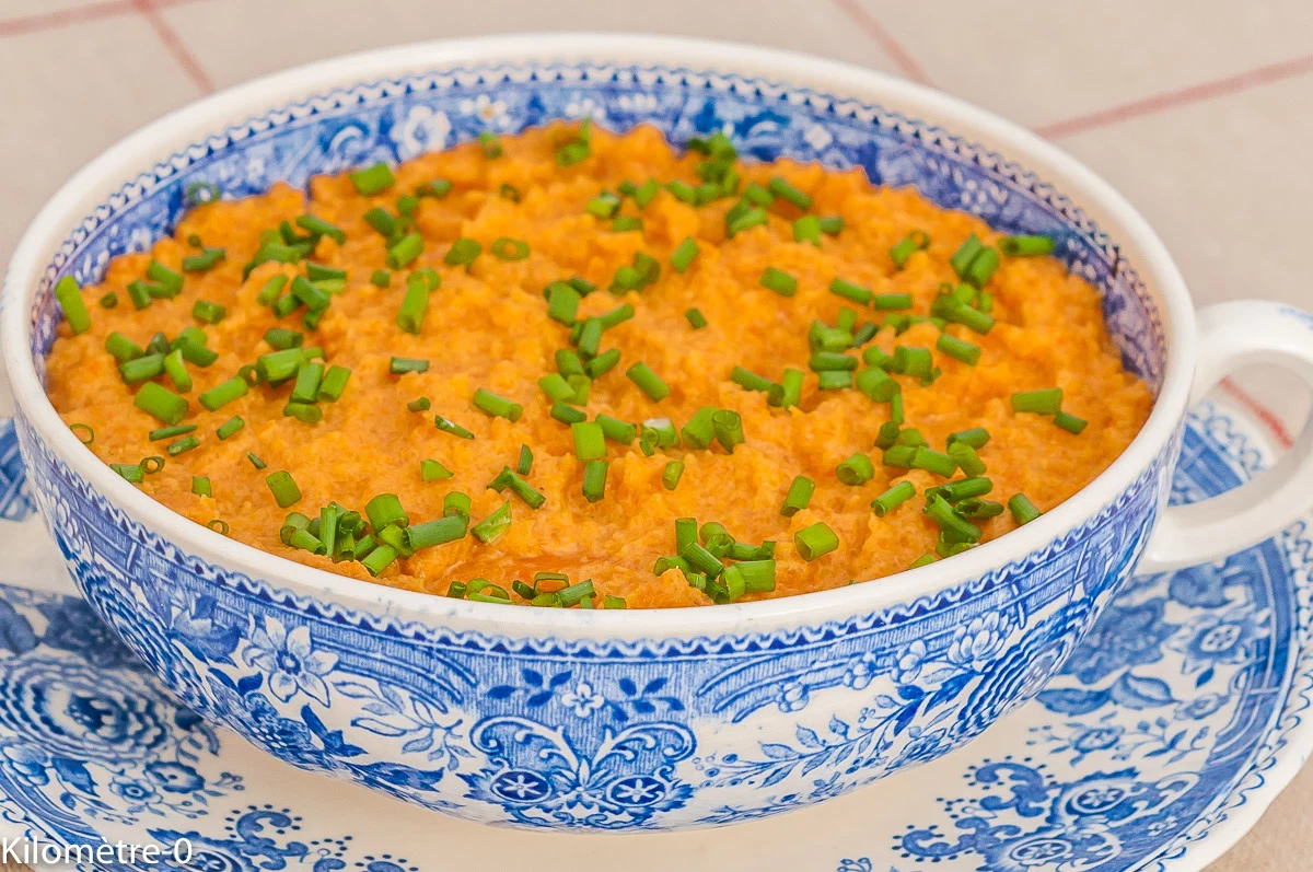 Photo de recette de crème de légumes, tartinade, houmous, carottes, carotte, légumes, facile, léger, végétarienne, healthy bio, rapide, four vapeur, de Kilomètre-0, blog de cuisine réalisée à partir de produits de saison et issus de circuits courts