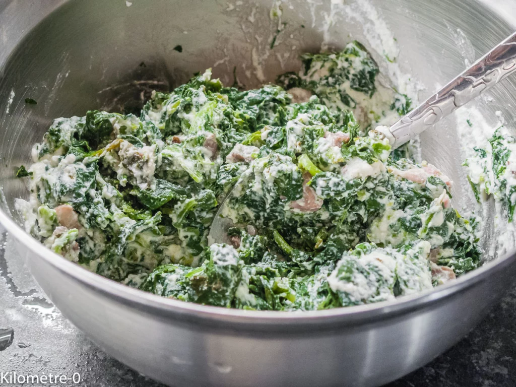 Pizza de Pâques aux épinards et à la ricotta - Étape 5