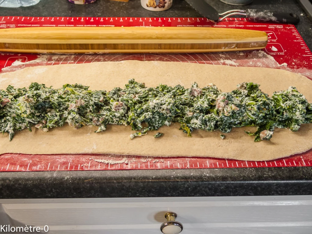 Pizza de Pâques aux épinards et à la ricotta - Étape 7