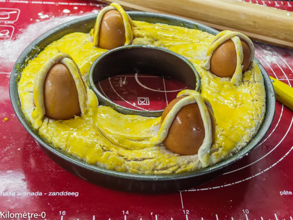 Pizza de Pâques aux épinards et à la ricotta - Étape 10