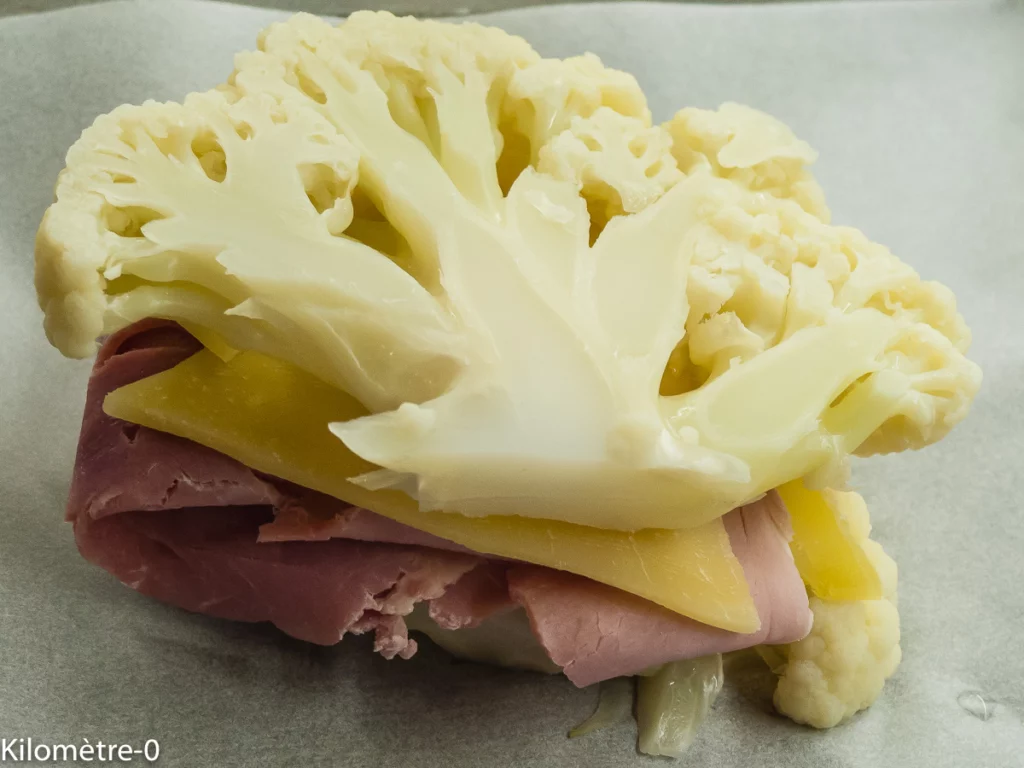 Burger de chou fleur jambon emmental - Étape 4