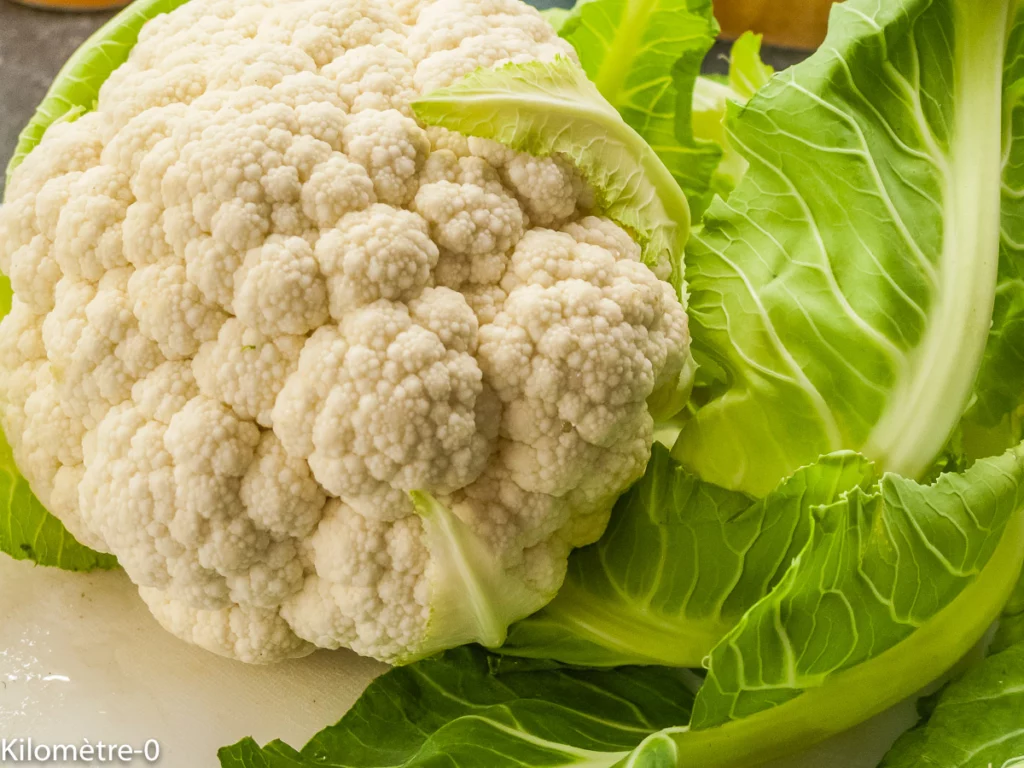 Gratin de chou fleur aux herbes et fromage - Étape 1