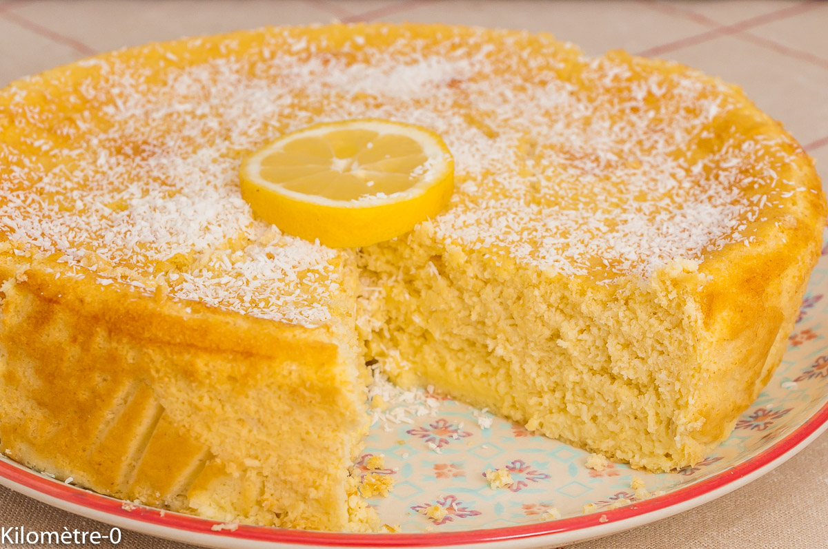 Gateau Moelleux Au Citron Et A La Noix De Coco Kilometre 0