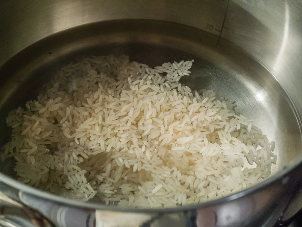 Haricots azuki aux épinards - Étape 6