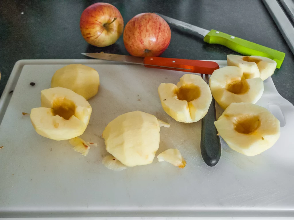 Crêpe tatin pommes coco - Étape 4