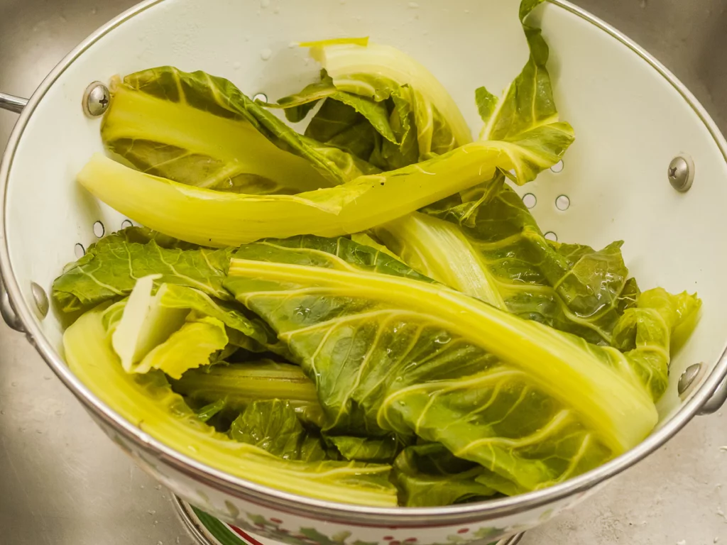 Côtes de chou fleur au jambon - Étape 2