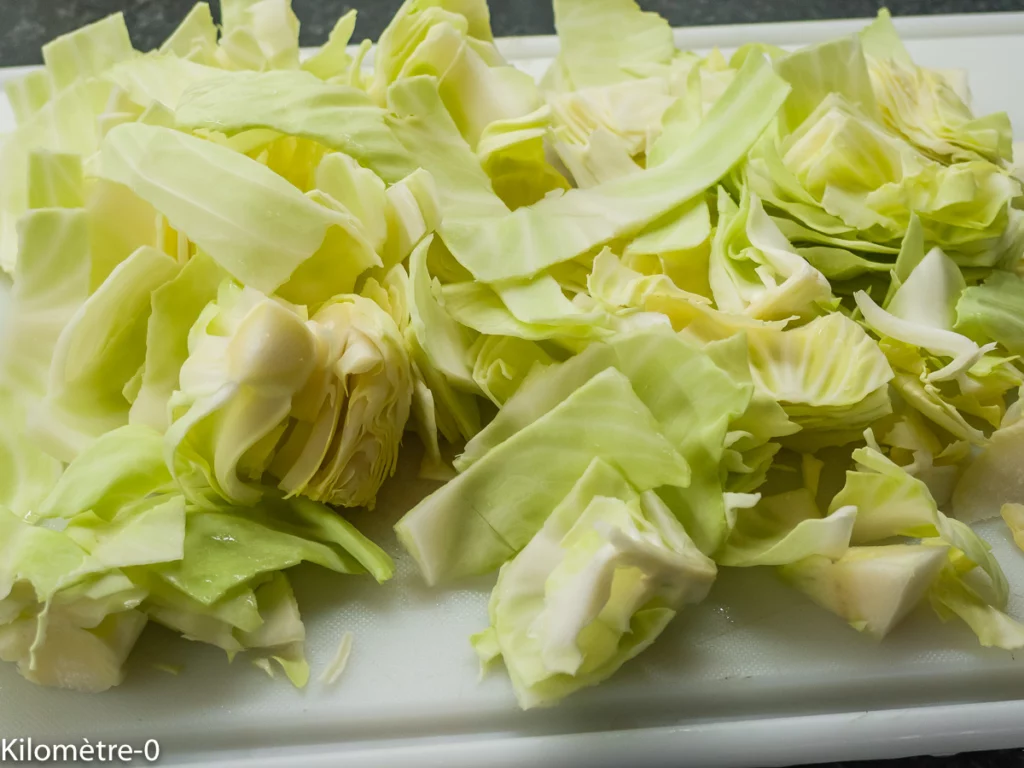 Galette au chou du Gévaudan - Étape 1