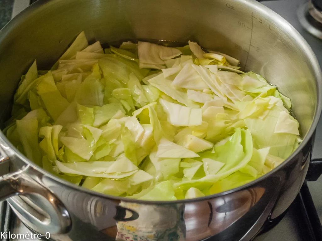 Galette au chou du Gévaudan - Étape 2