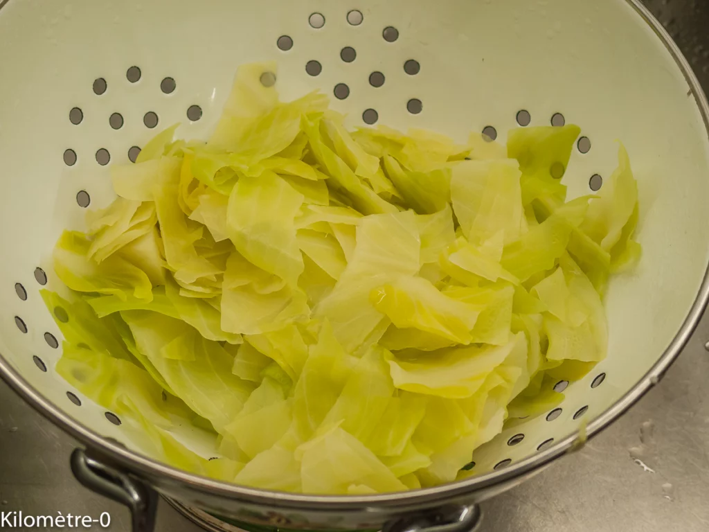 Galette au chou du Gévaudan - Étape 3