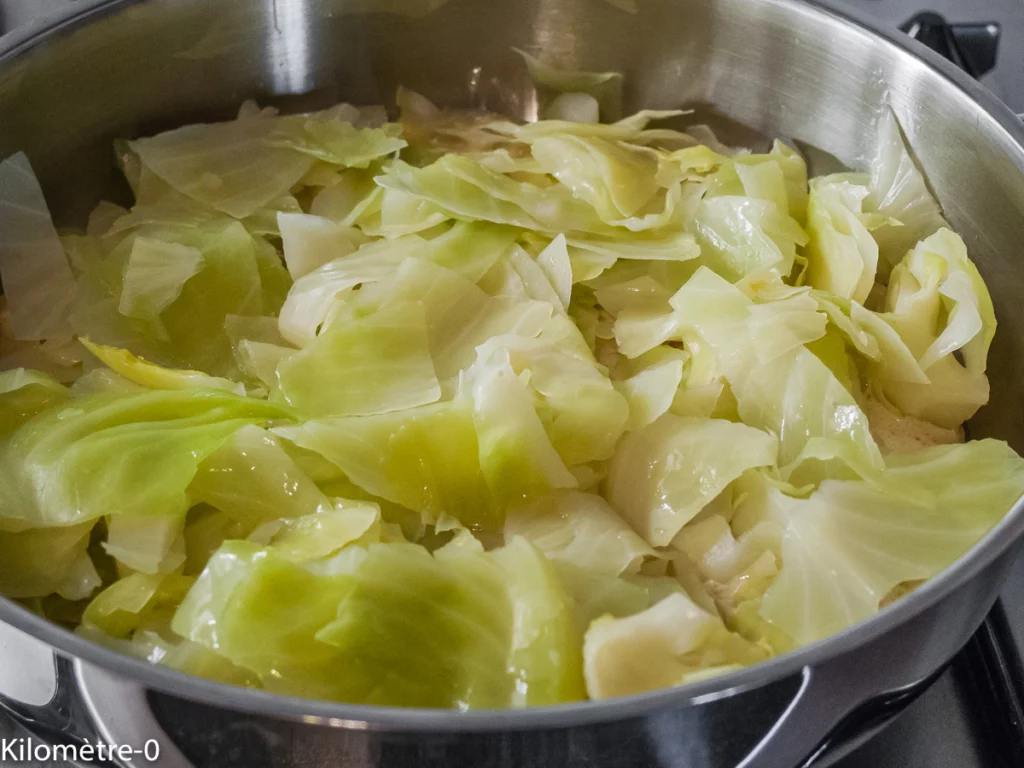 Galette au chou du Gévaudan - Étape 10