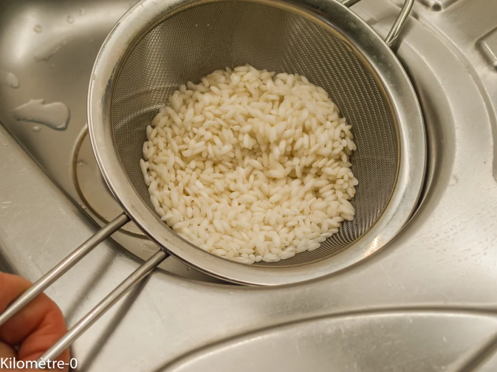 Gâteau de riz aux pommes - Étape 1