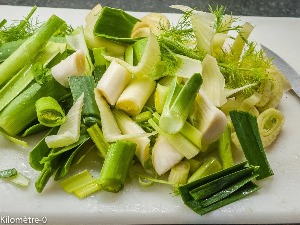 Soupe de fenouils aux poireaux - Étape 2
