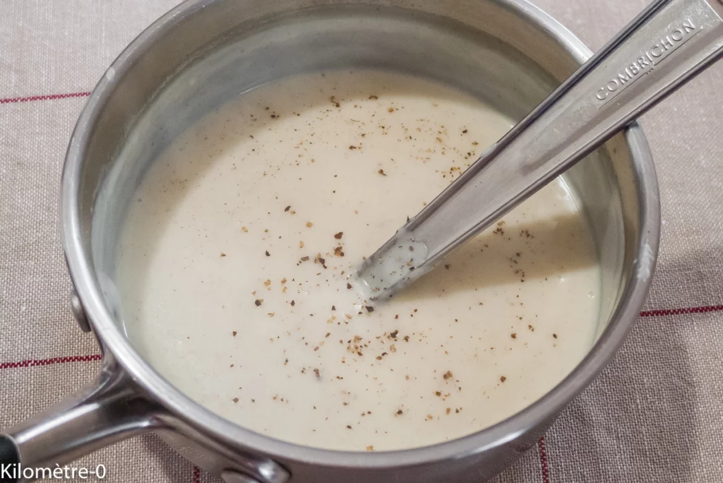 Côtes de chou fleur au jambon - Étape 3