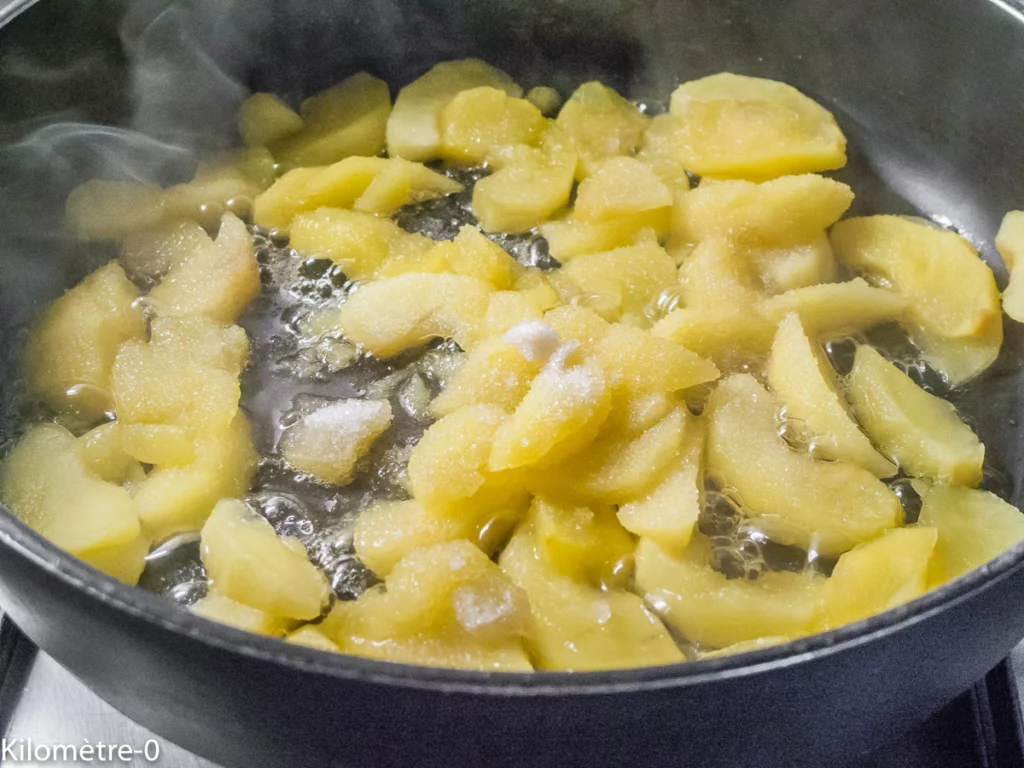 Flan aux pommes - Étape 2