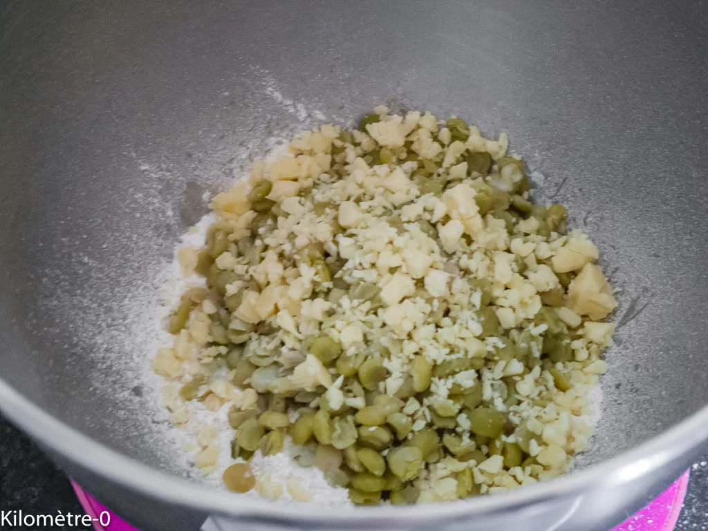 Salade printanière et gaufres aux pois cassés - Étape 2