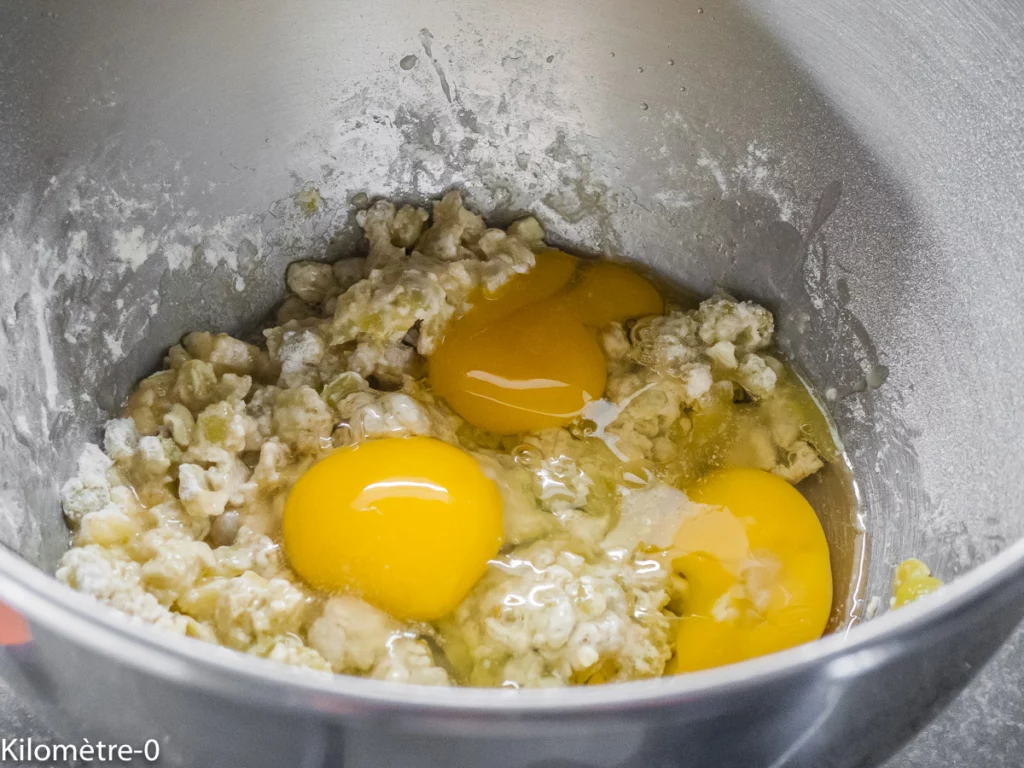 Salade printanière et gaufres aux pois cassés - Étape 3