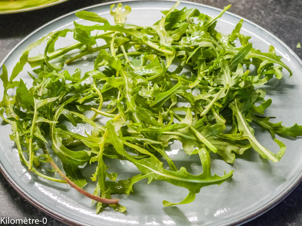 Salade printanière et gaufres aux pois cassés - Étape 7
