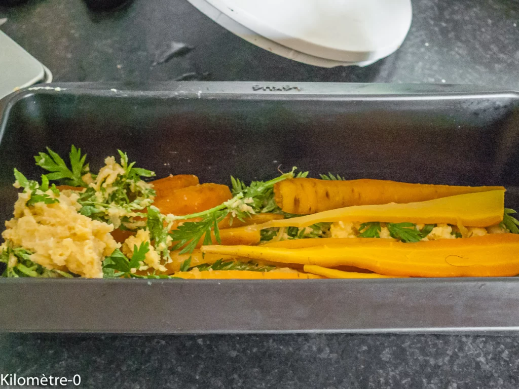 Cake salé aux carottes bottes - Étape 8