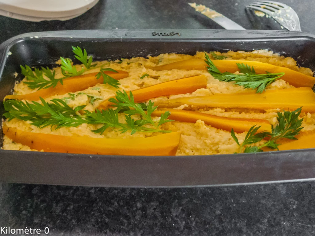 Cake salé aux carottes bottes - Étape 9