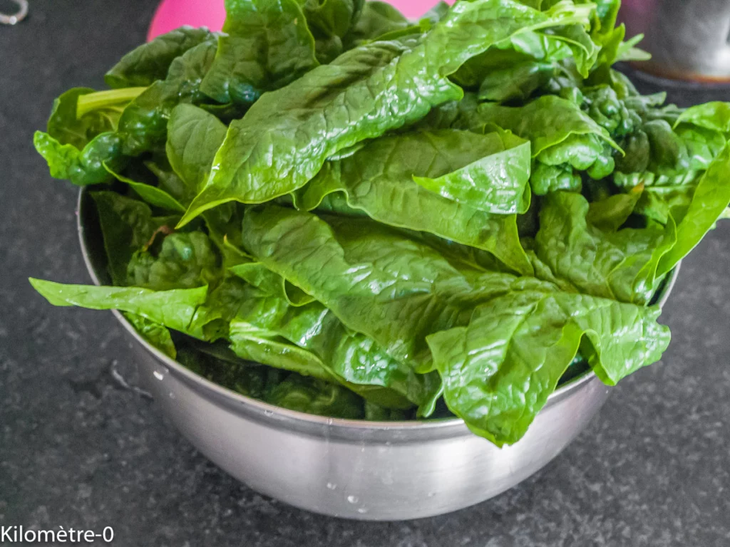 Lasagnes au jambon et aux épinards - Étape 1