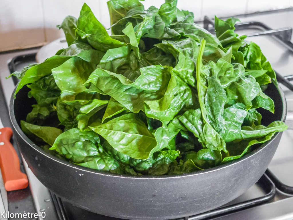 Lasagnes au jambon et aux épinards - Étape 2