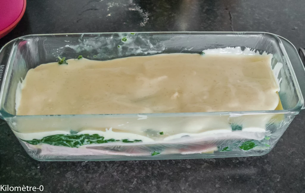 Lasagnes au jambon et aux épinards - Étape 10