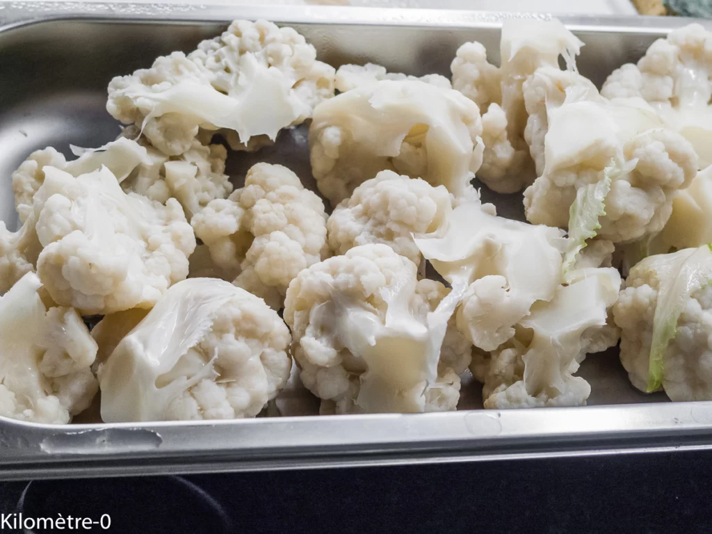 Chou fleur aux lentilles façon bolognaise - Étape 7