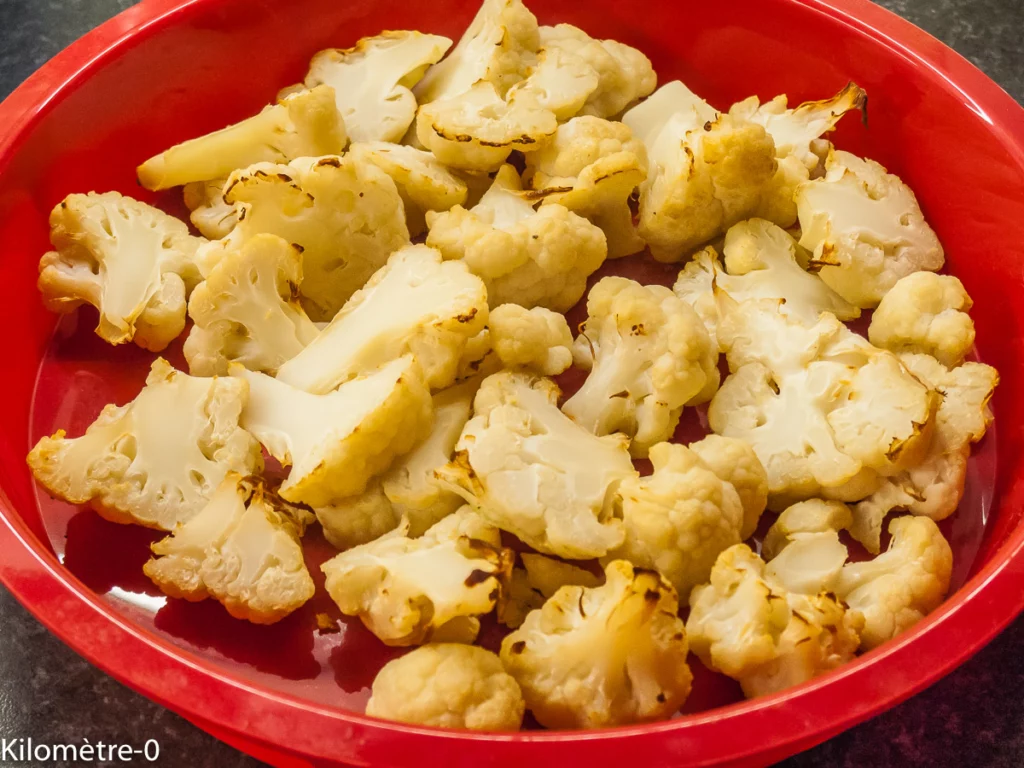 Chou fleur aux lentilles façon bolognaise - Étape 8