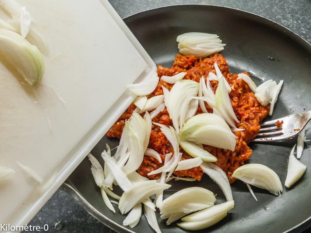 Merguez de boeuf aux haricots rouges - Étape 4