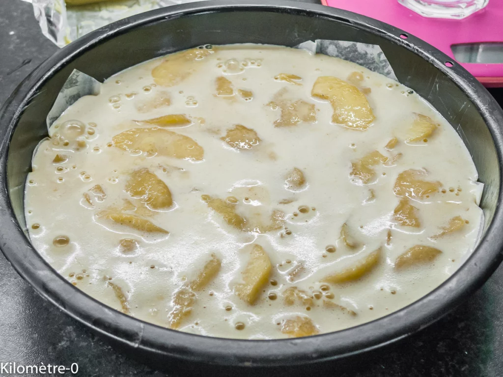 Clafoutis aux pommes - Étape 5