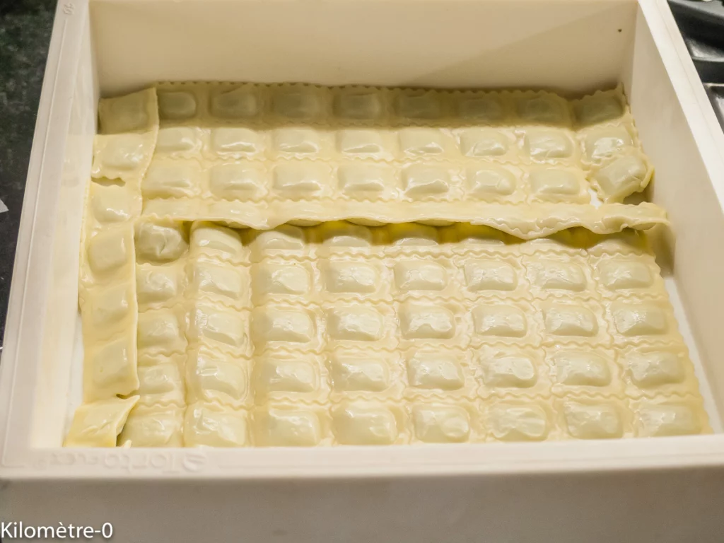 Gratin de ravioles aux épinards - Étape 5