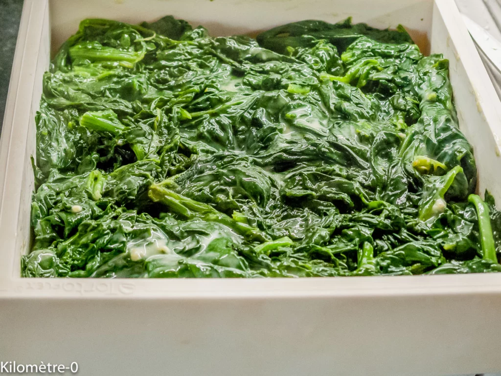 Gratin de ravioles aux épinards - Étape 6