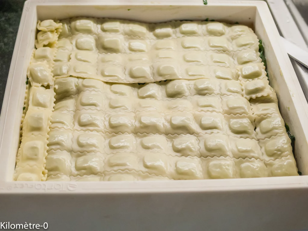 Gratin de ravioles aux épinards - Étape 7