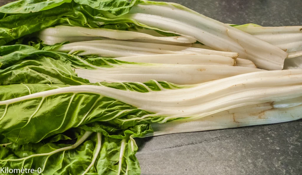 Oeufs pochés, blettes et polenta - Étape 1