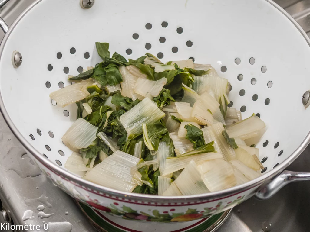 Blettes à la béchamel - Étape 6