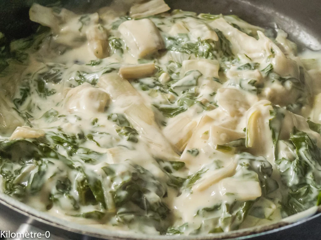 Blettes à la béchamel - Étape 9