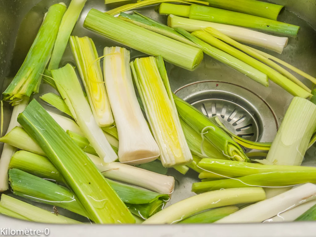 Poireaux sauce tartare - Étape 1