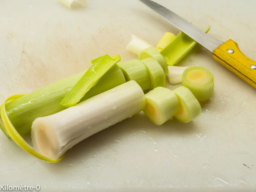 Poireaux sauce tartare - Étape 2