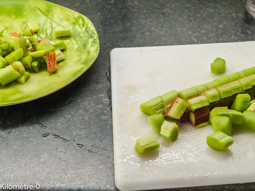 Gâteau à la rhubarbe - Étape 4
