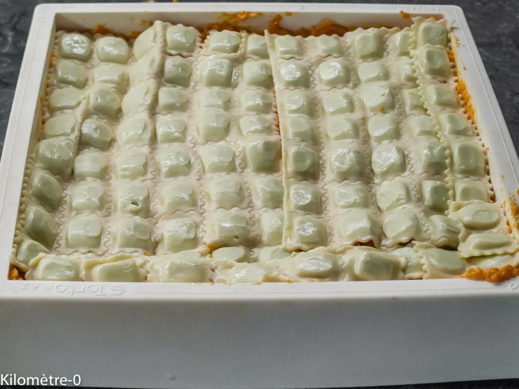 Lasagnes de ravioles aux carottes - Étape 8