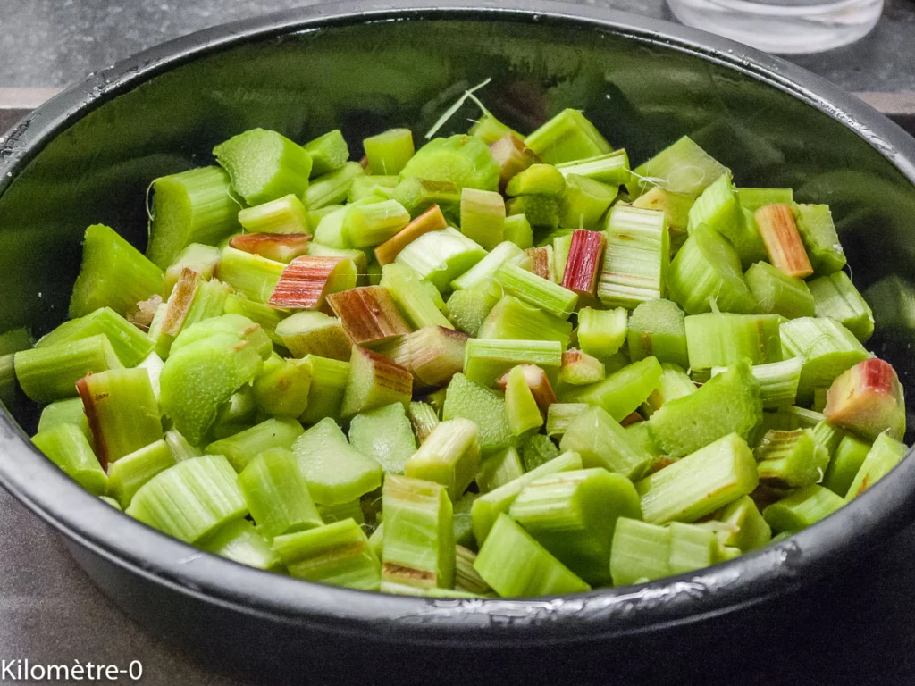 Gâteau à la rhubarbe - Étape 5