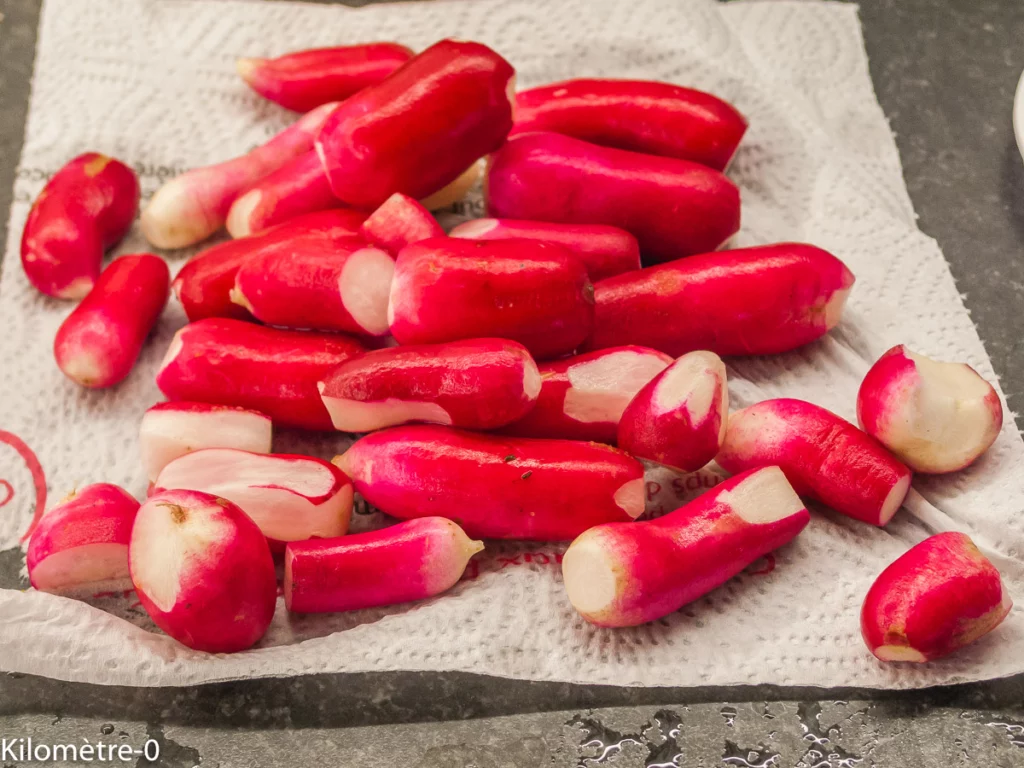 Tartinade de radis - Étape 1