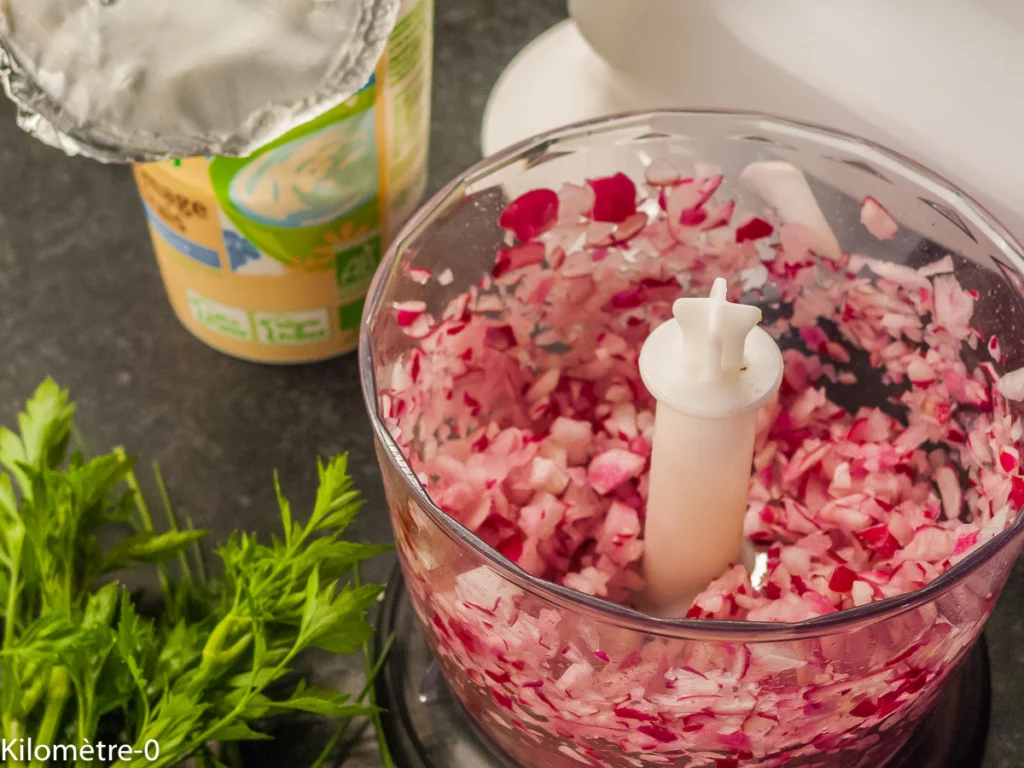 Tartinade de radis - Étape 2