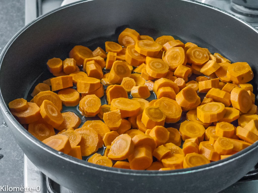 Lasagnes de ravioles aux carottes - Étape 2