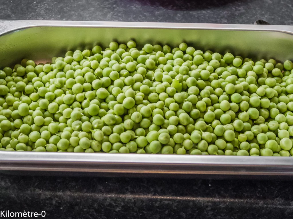 Pâtes aux petits pois et aux lardons - Étape 2