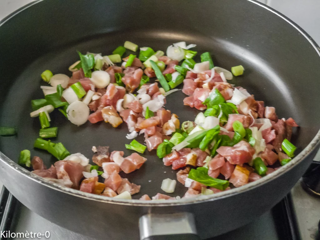 Pâtes aux petits pois et aux lardons - Étape 5