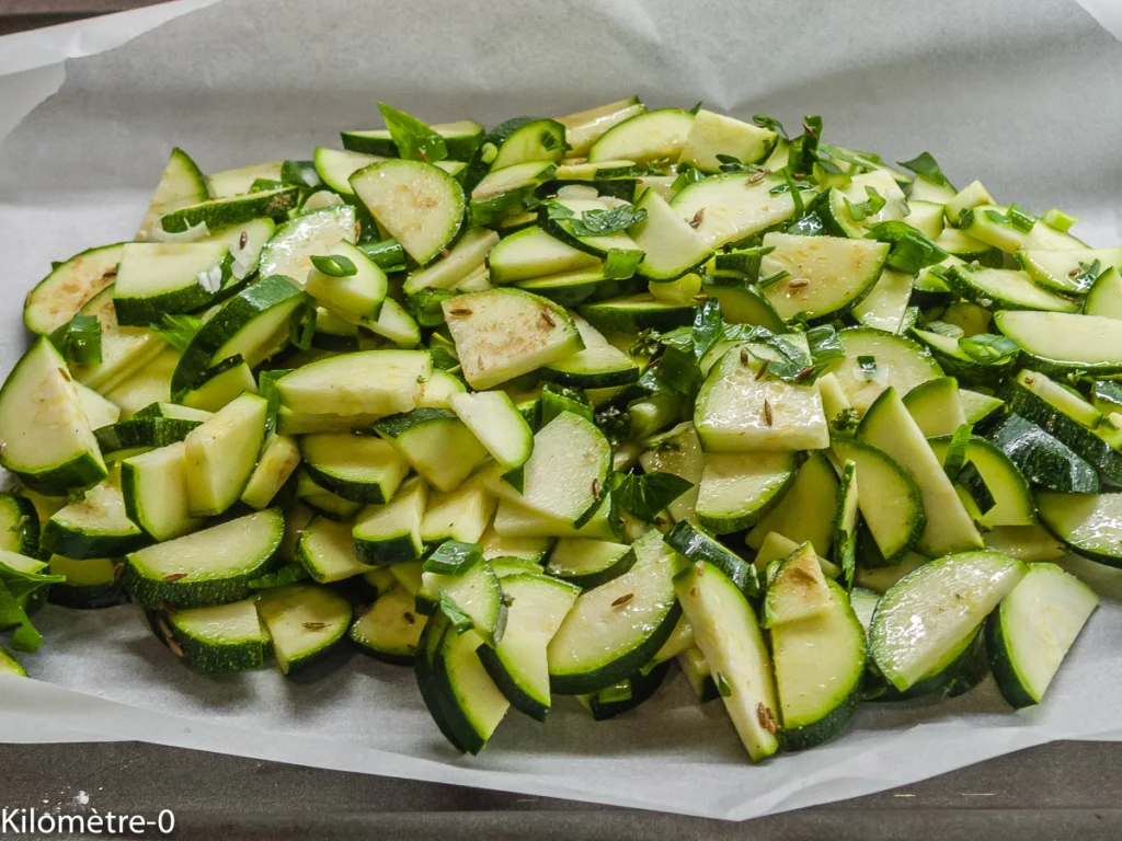 Tarte aux courgettes et aux oeufs - Étape 4