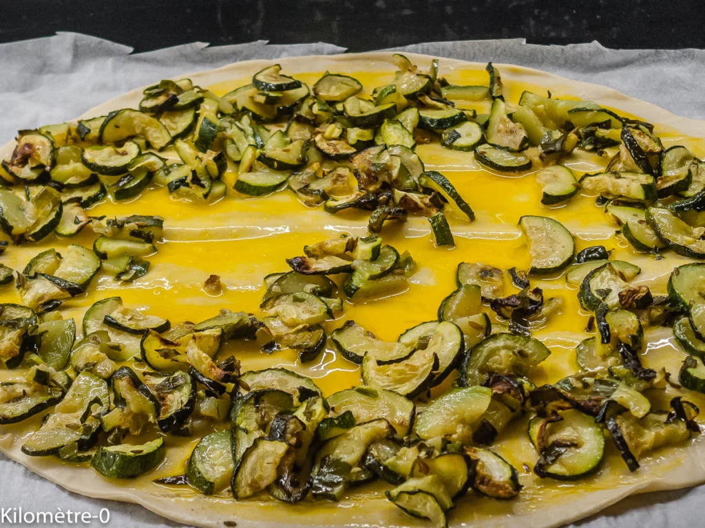 Tarte aux courgettes et aux oeufs - Étape 8