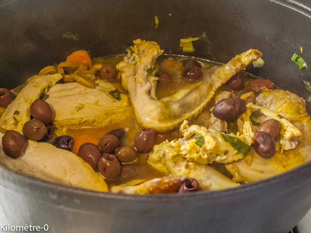 Poulet aux olives et pommes de terre nouvelles - Étape 7