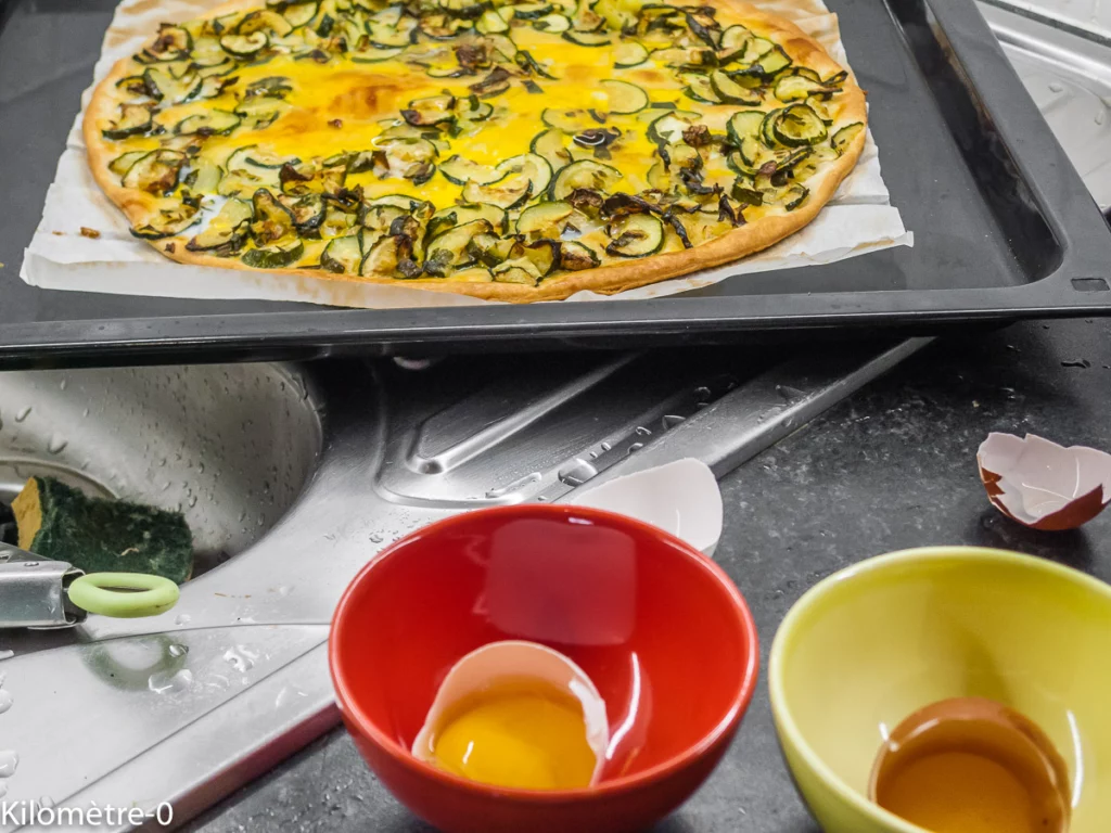 Tarte aux courgettes et aux oeufs - Étape 9